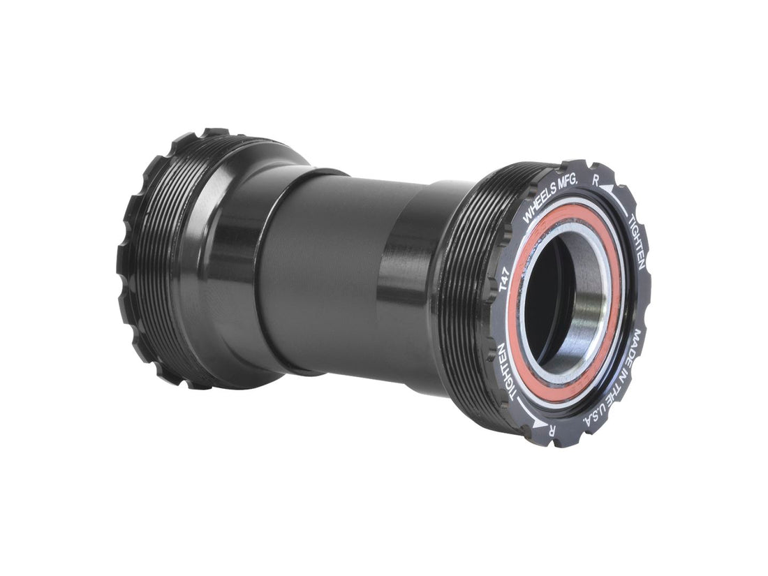 Wheels Manufacturing T47 Inboard Bottom Bracket Angular Contact Bearings 24mm Shimano Spindles