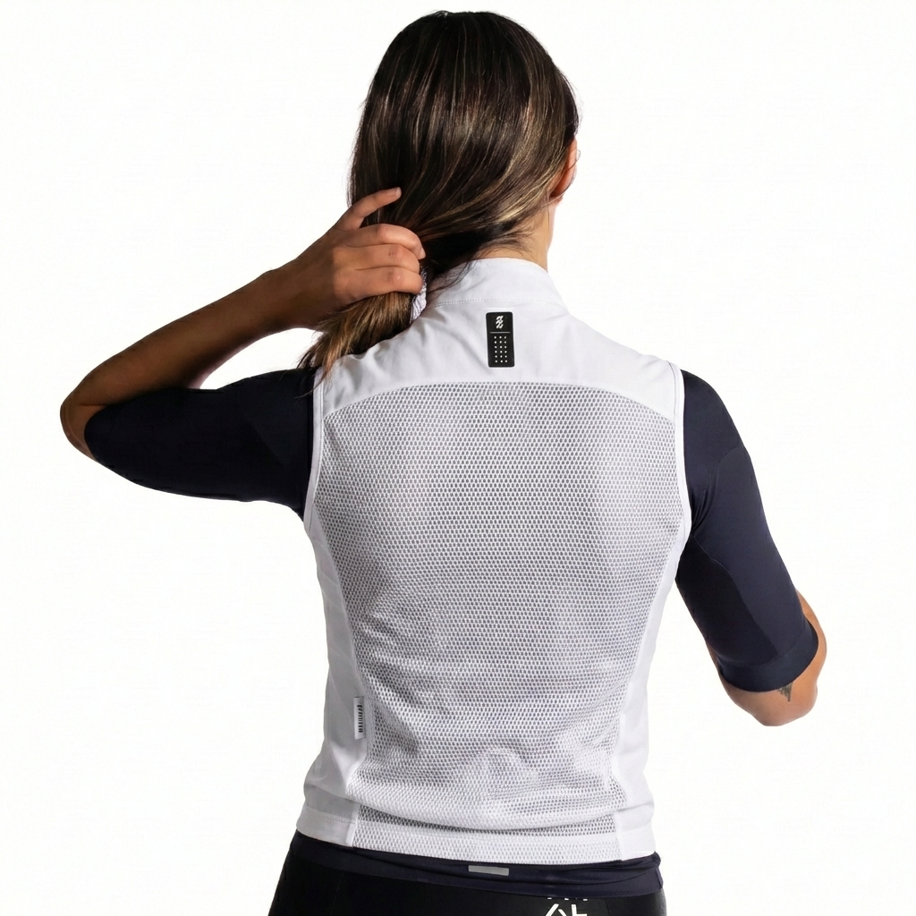 Alitios White Women's Etheros Gilet