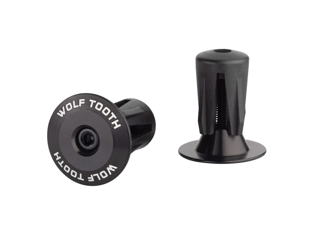 Wolf Tooth Alloy Bar End Plugs - Black