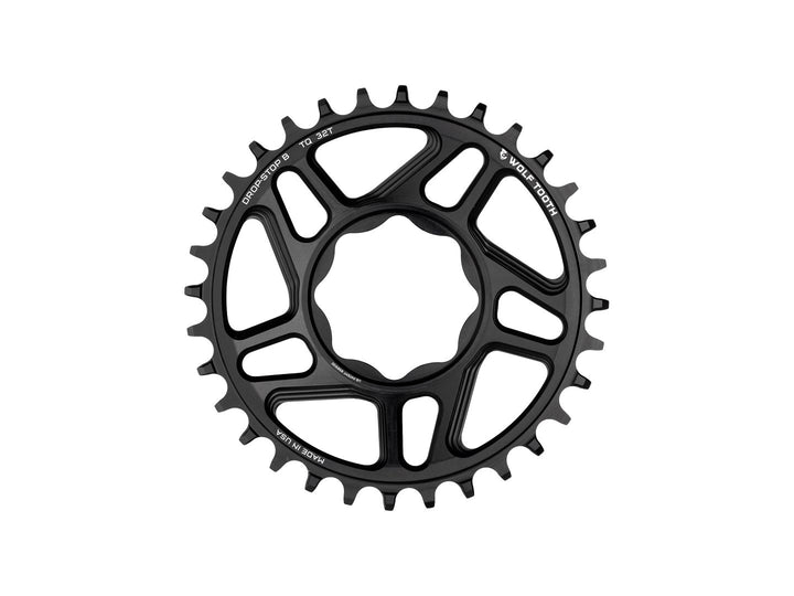Wolf Tooth Trek TQ Direct Mount Chainring - Drop-Stop B 32T Black