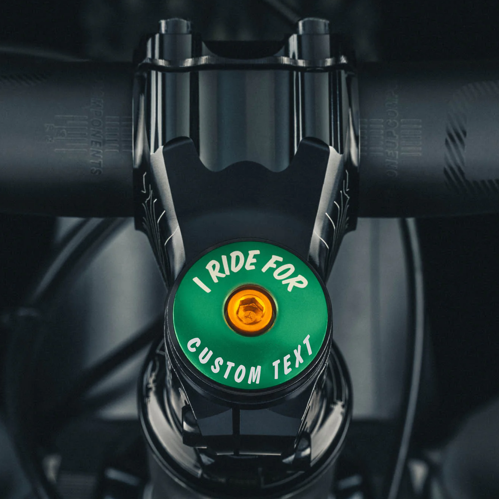 I Ride For - Custom Bicycle Headset Cap