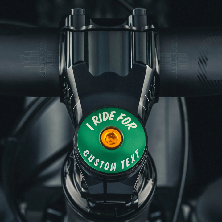 I Ride For - Custom Bicycle Headset Cap