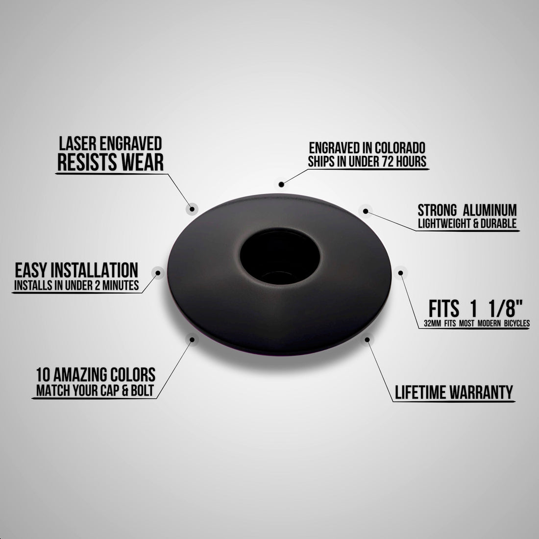 Raid on Area 51 Bicycle Headset Cap