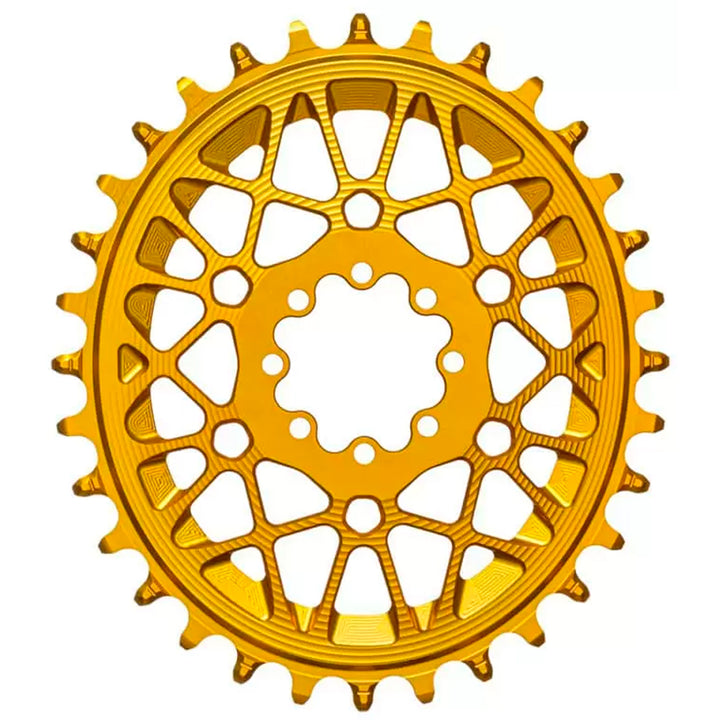 Absolute Black Oval SRAM T-Type DM 8-Hole Boost Chainring 28TGld