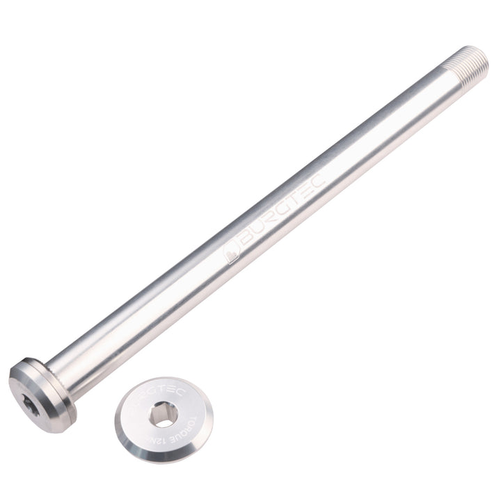 Burgtec Santa Cruz Rear Axle 12x168.5mm Rhodium Silver