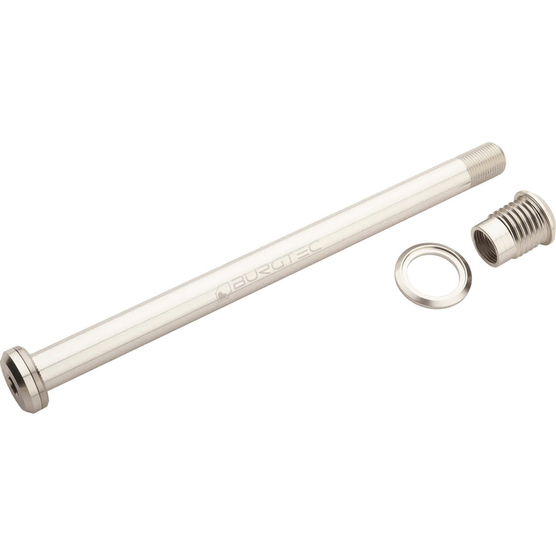 Burgtec Santa Cruz Rear Axle 12x173.7mm Rhodium Silver