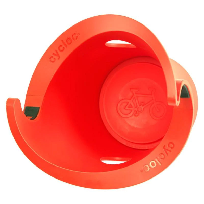 Cycloc Solo Wall Mounted Bike Storage Device Orange