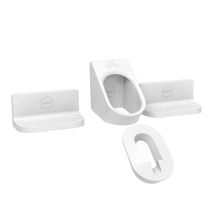 Cycloc Super Hero Wall Mounted Bike Storage White