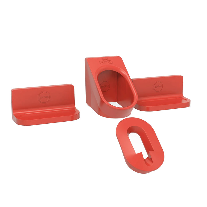 Cycloc Super Hero Wall Mounted Bike Storage Orange