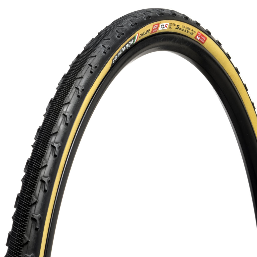 Challenge Tire Chicane Tire TLR - 700 x 33 Black/Tan