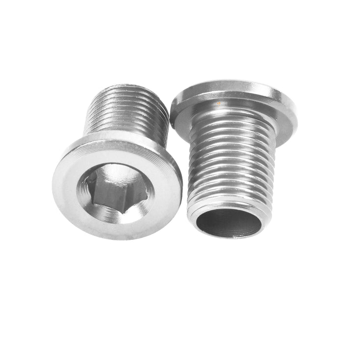 M8x10mm Chainring Bolt Set, 4 Pack - Silver