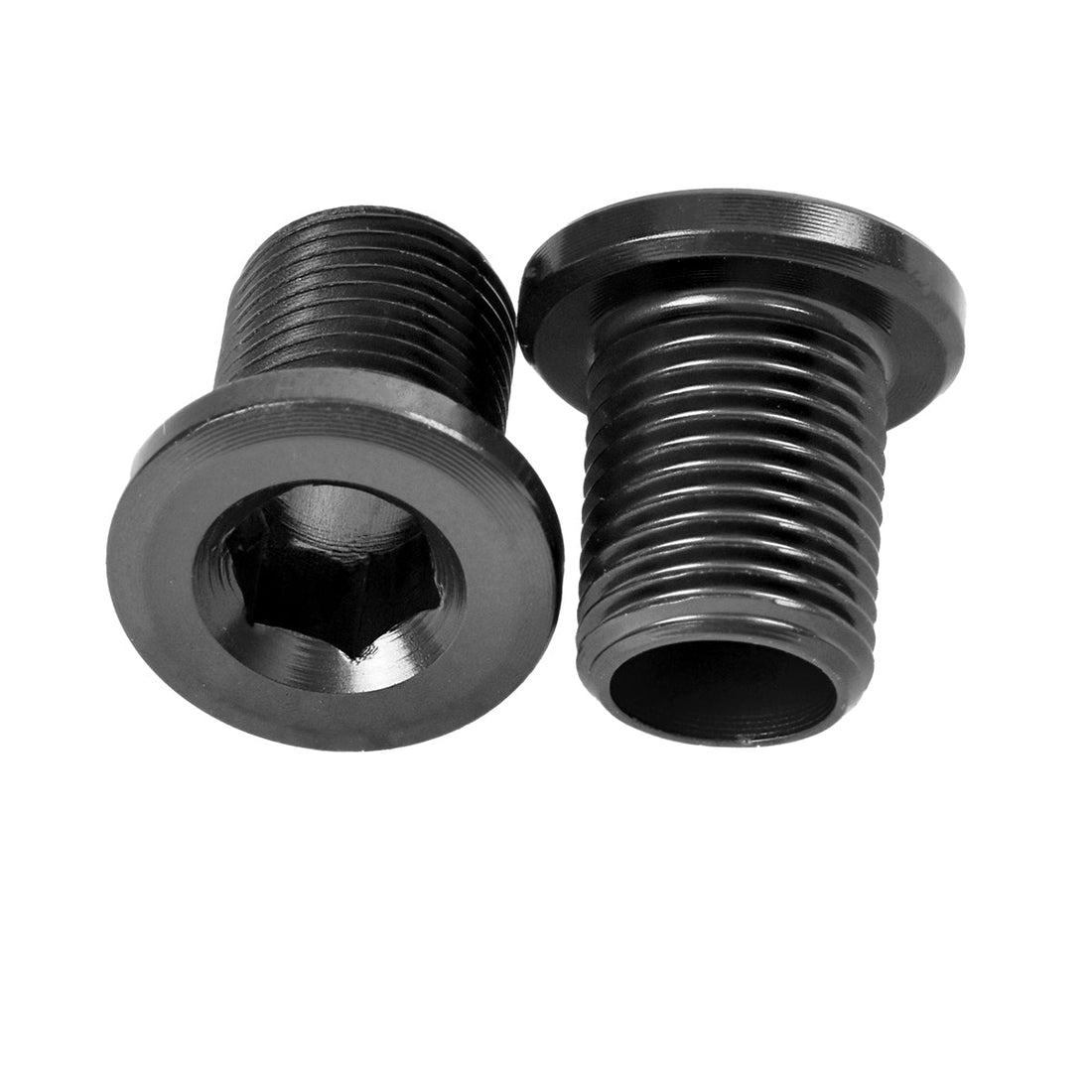 M8x10mm Chainring Bolt Set, 4 Pack - Black
