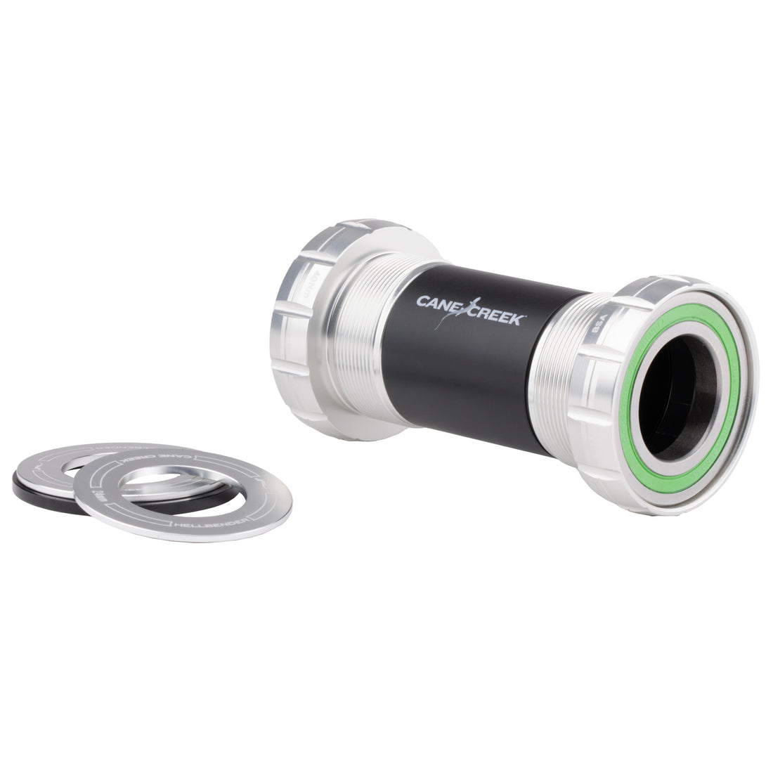 Cane Creek Hellbender 70 Bottom Bracket - English For DUB Spindle Silver