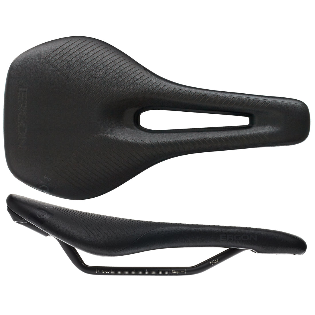 Ergon SR Pro Saddle - TiNox Black Womens Small/Medium