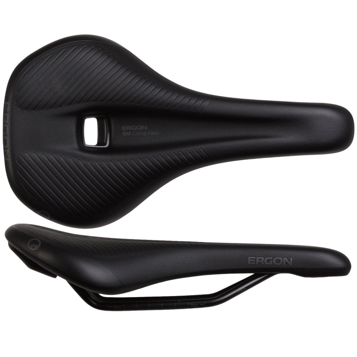 Ergon SM Comp Saddle - Steel Stealth Mens Medium/Large