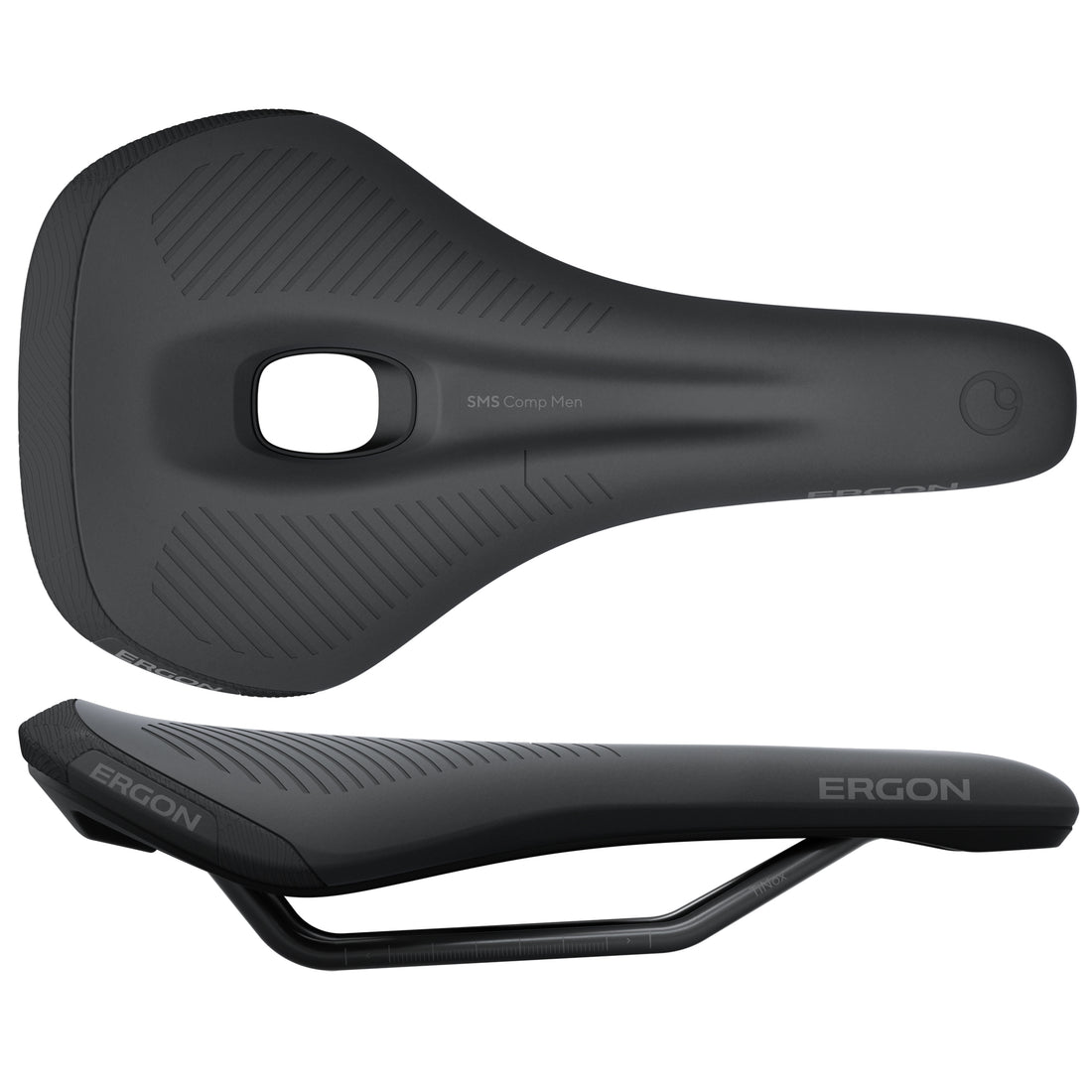 Ergon SMS Comp Saddle - TiNox SL Black Mens Small/Medium