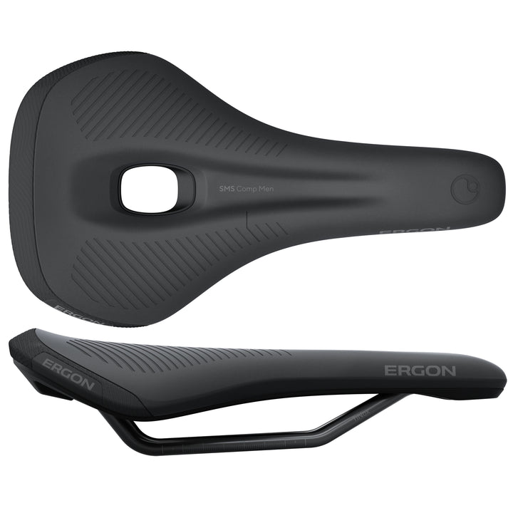 Ergon SMS Comp Saddle - TiNox SL Black Mens Medium/Large