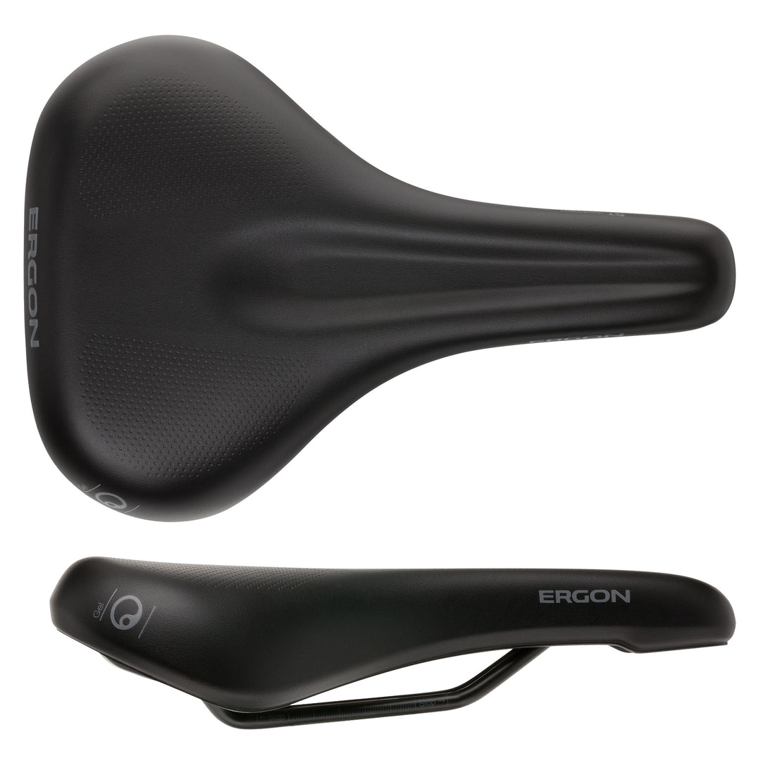 Ergon ST Gel Saddle - Chromoly Black Womens Medium/Large