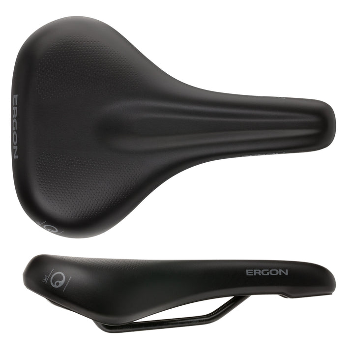Ergon ST Gel Saddle - Chromoly Black Womens Medium/Large