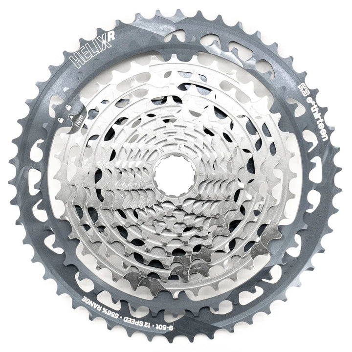 E*thirteen Helix Race 12sp Cassette 9-50t - Nickel Gray