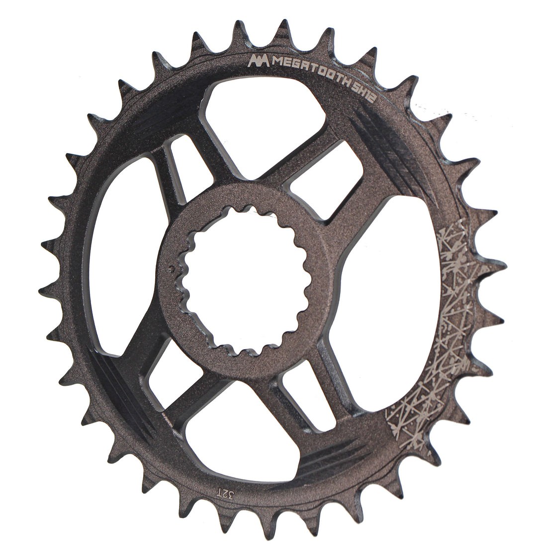 Full Speed Ahead Gradient Direct Mount SH12 Chainring - 32t FSA Direct Mount Compatible Shimano 12-Speed Hyperglide+ BLK