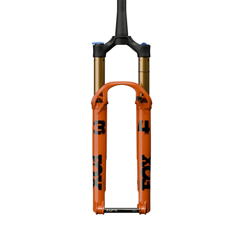 FOX 34 SL Factory Suspension Fork - 29" 130 mm 15 x 110 mm Kabolt SL 44mm Offset GRIP SL Damper 3-Position Adj  Shiny Orange