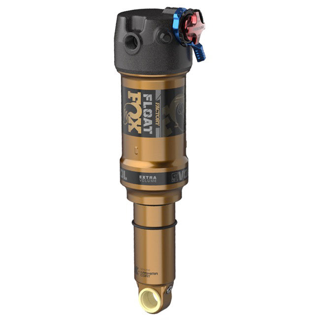 FOX FLOAT Factory Rear Shock - Trunnion Metric 185 x 50 mm 0.4 Spacer 2-Position Lever EVOL LV Kashima Coat