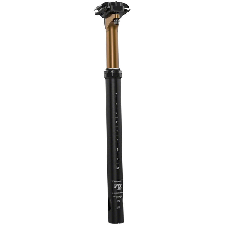 FOX Transfer SL Factory Dropper Seatpost - 30.9mm 75mm Internal Routing Kashima Coat Upper