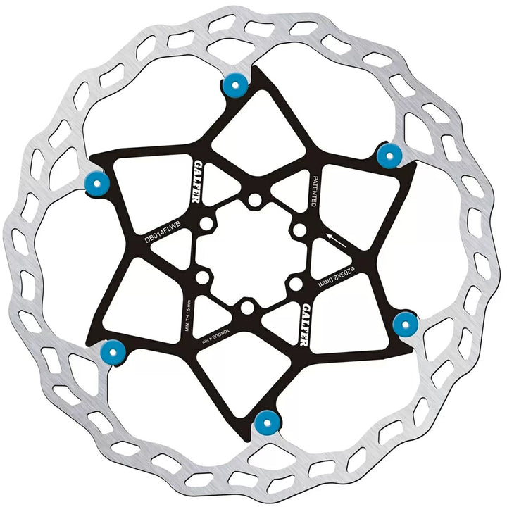 Galfer 203mm Rotor 6-Bolt 2.0mm Floating Blue