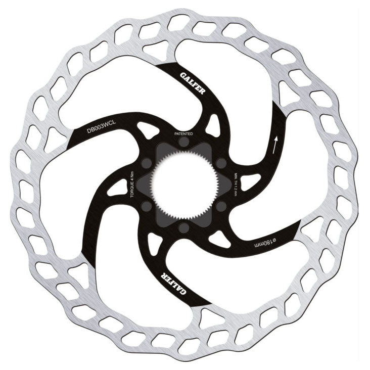 Galfer 203mm Rotor CL 1.8mm Black/Silver
