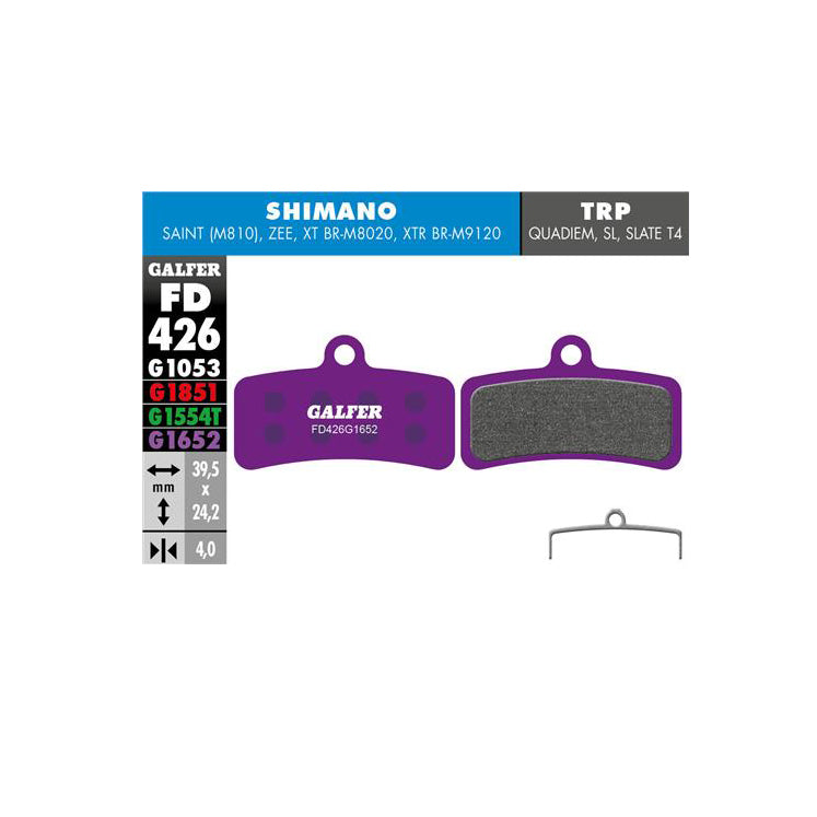 Galfer Shimano (D-type 4-piston) PadsTRP Quadiem E-bike
