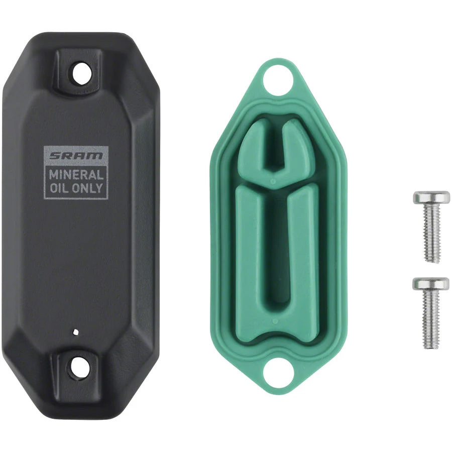 SRAM Maven Ultimate/Silver/Bronze Reservoir Cap Kit - Includes Reservoir Cap Bladder Hardware A1