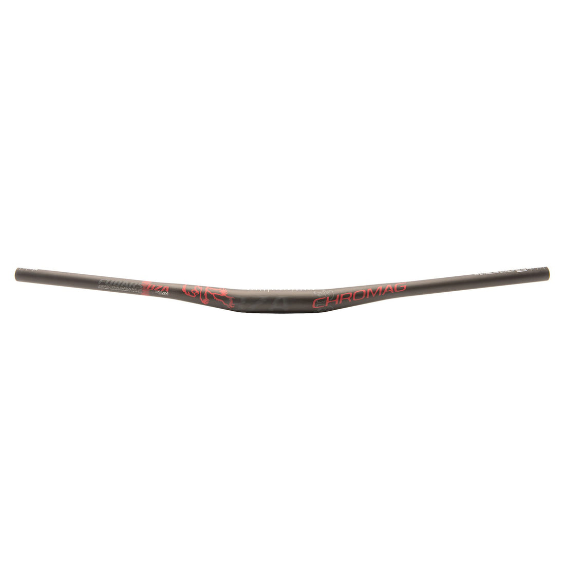 Chromag BZA Handlebar - 35mm Clamp 15mm Rise Black/Orange