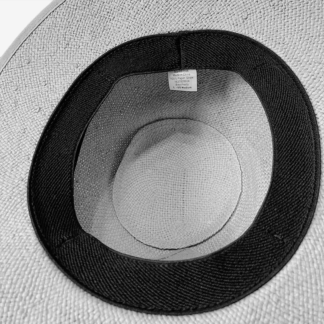 Straw Hat Helmet Ivory Cover ONLY