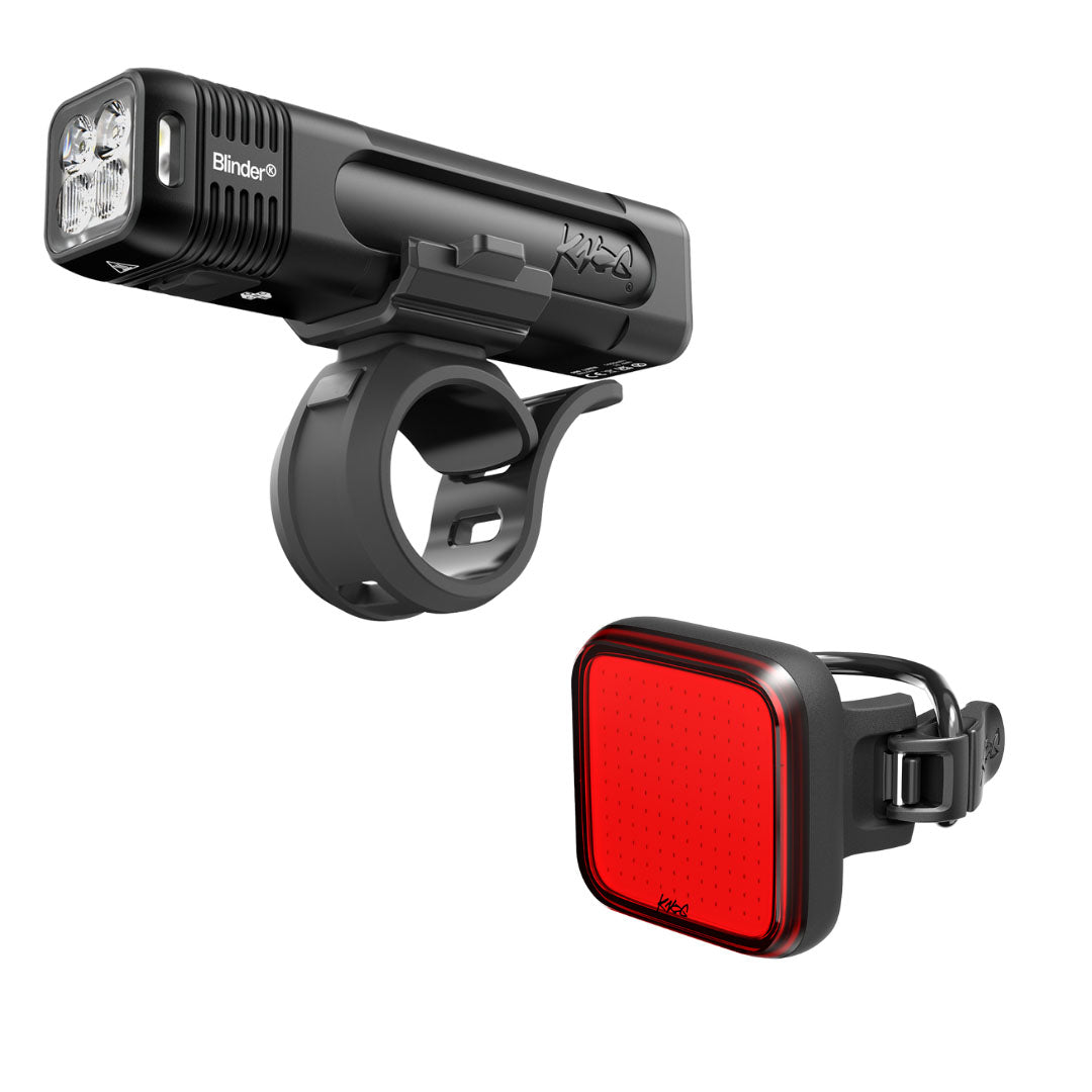 Knog Blinder 700/Blinder 100 Lights Front/Rear Set Black