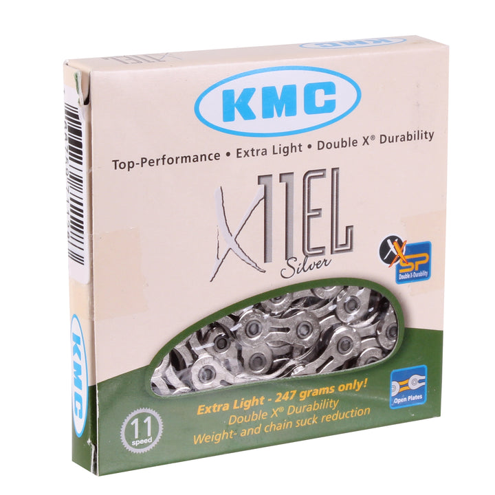 KMC X11EL Extra Light Chain - 11-Speed 118 Links  Silver