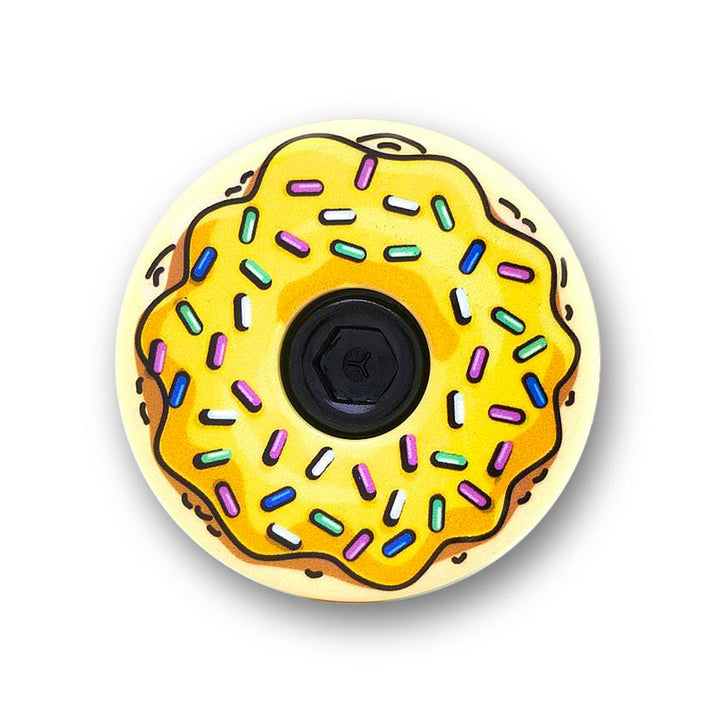 Lemon Icing Donut Bicycle Headset Cap
