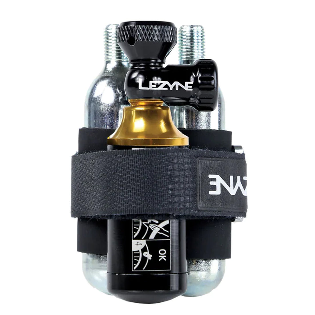 Lezyne CO2 Blaster Inflater and Tubeless Repair Kit with two 20g Cartridges