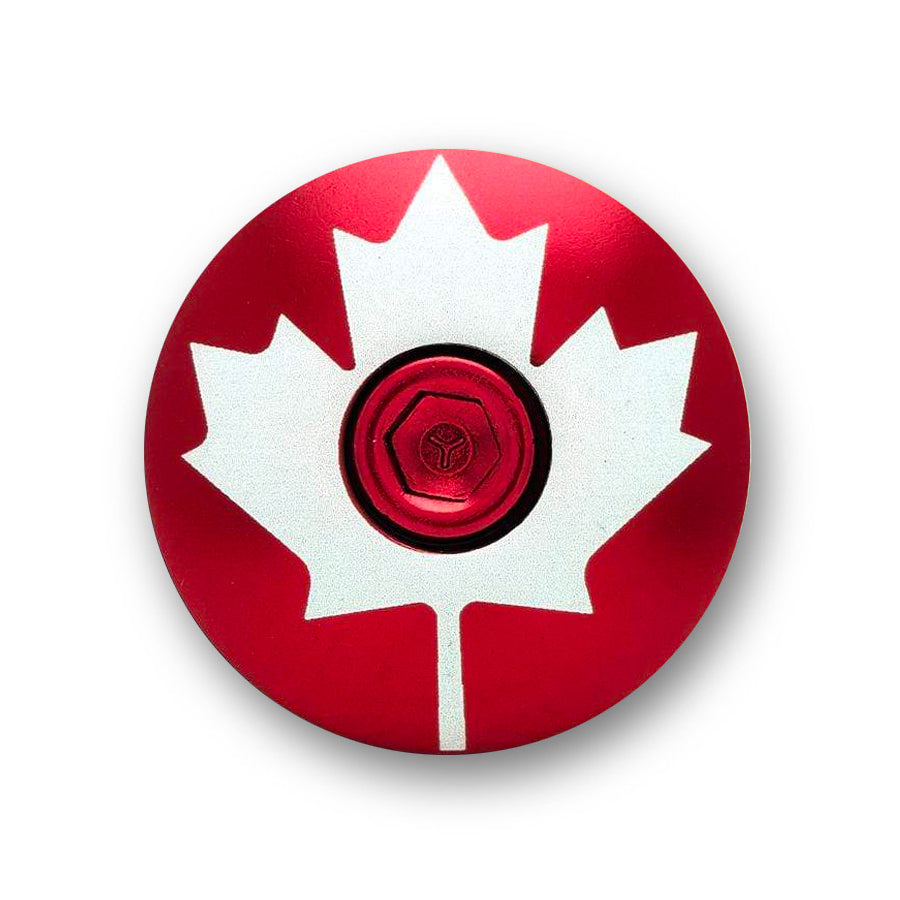 Maple Leaf Bicycle Headset Cap