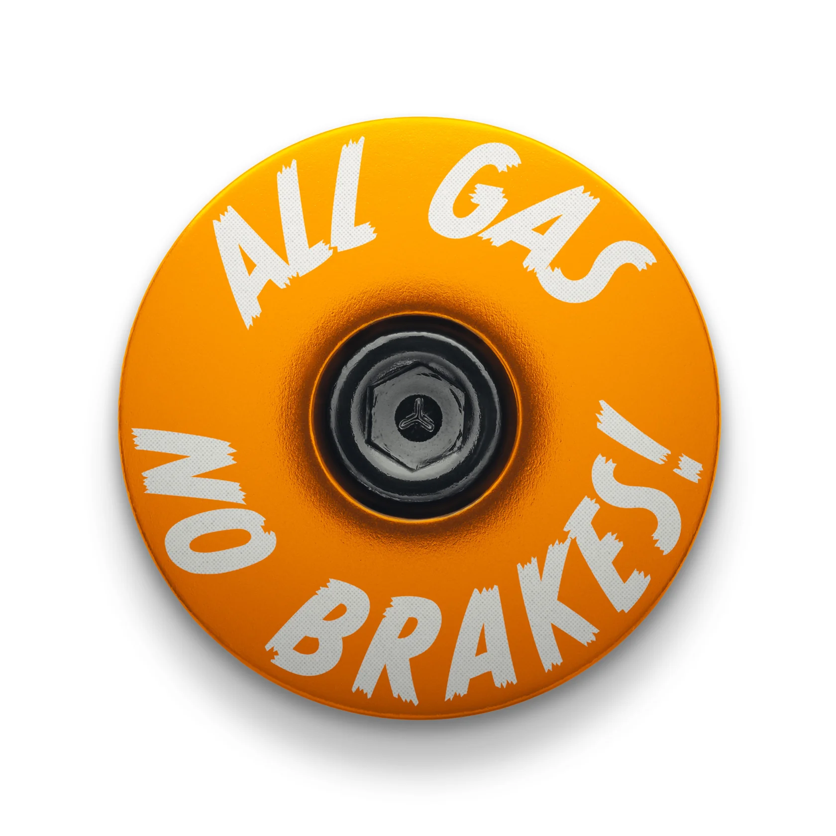 All Gas No Brakes - Custom Bike Headset Cap