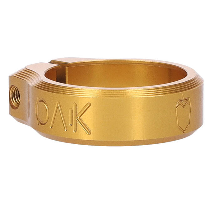 OAK Components Orbit Seatpost Clamp 34.9mm Gold