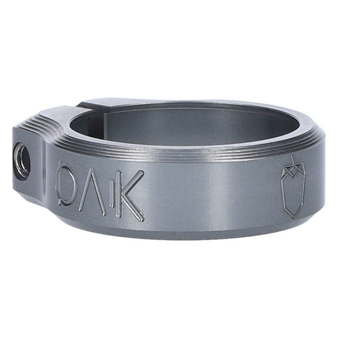 OAK Components Orbit Seatpost Clamp 34.9mm Lunar Gray