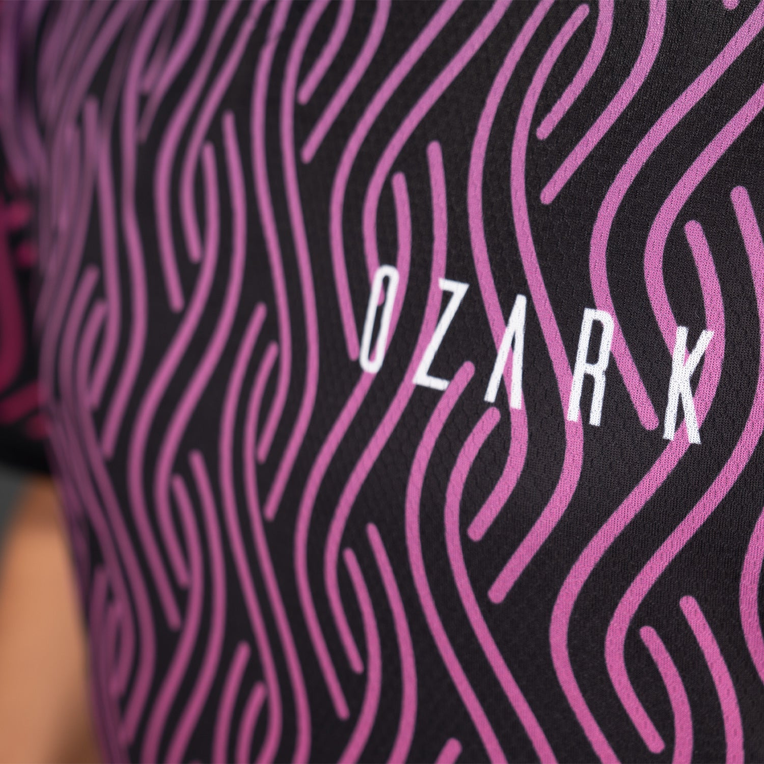 Men's MTB Short Sleeve Jersey | Purple Twist