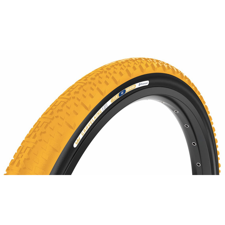 Panaracer GravelKing X1 Tire - 700 x 45 Tubeless Folding Honey Butter/Black