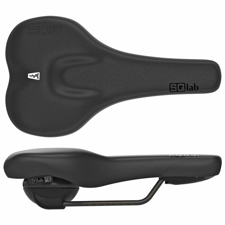 SQlab 621 M-D Active 2.1 CrMo Rail 210* Saddle Blk