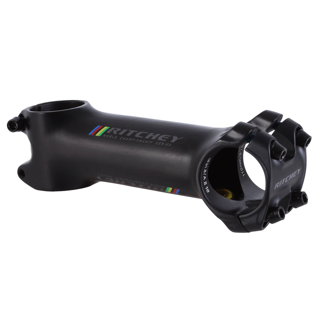 Ritchey WCS Carbon Matrix C220 84D Stem - 110mm 31.8 Clamp -6 1 1/8" Carbon BLK