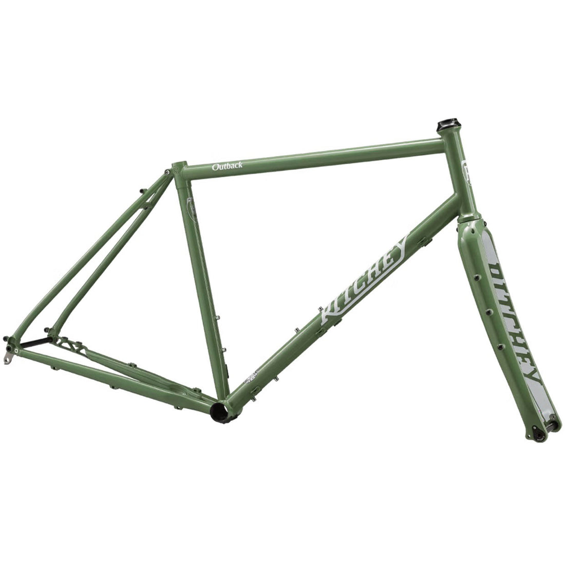 Ritchey Outback Frameset - 700c/650b Steel Winter Sage Medium