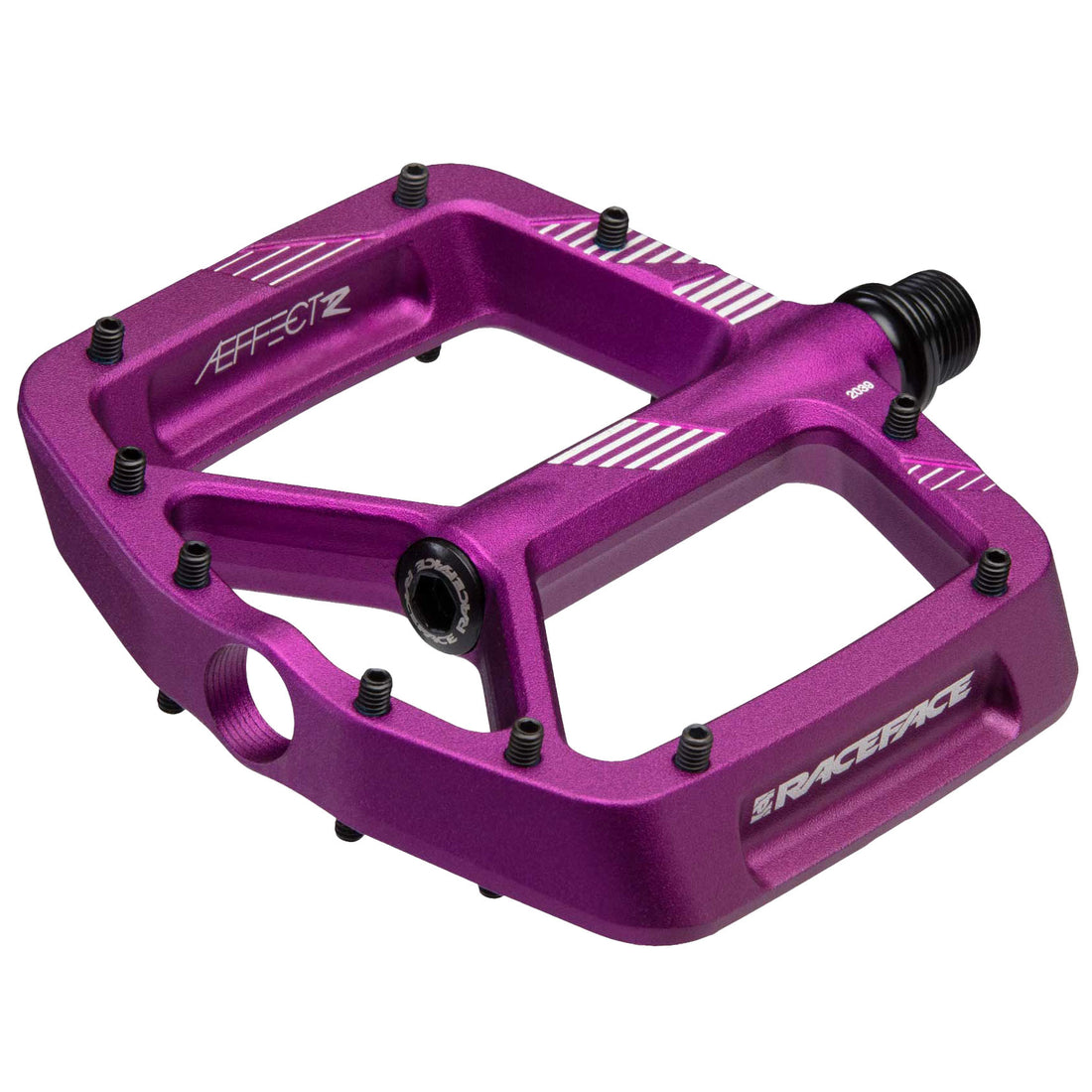 RaceFace Aeffect R Pedals - Platform Aluminum 9/16" Purple