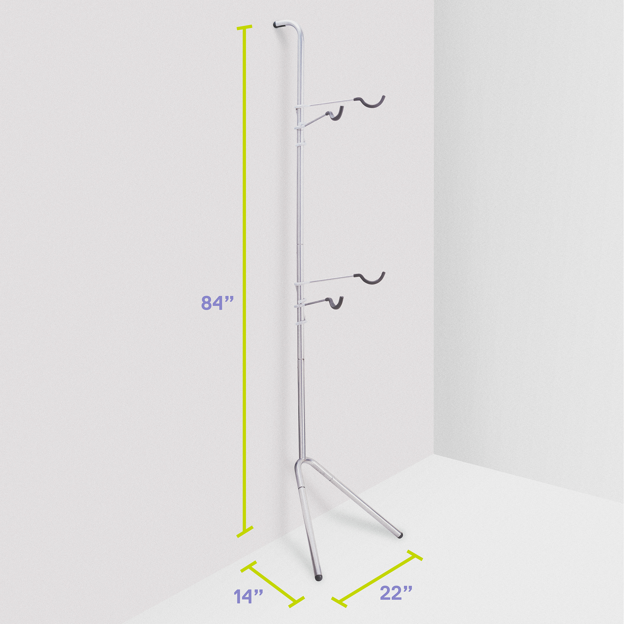 Two Bike Gravity Pole Stand