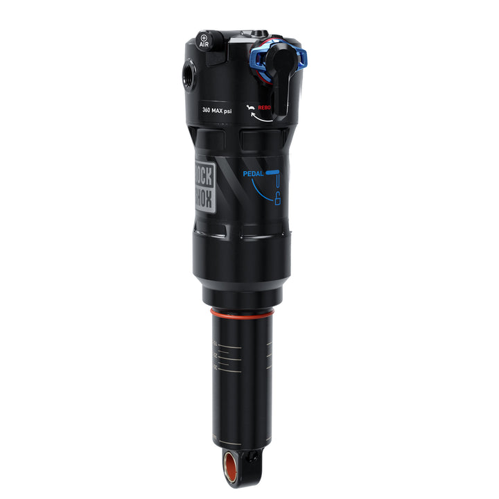RockShox Deluxe Ultimate RCT Rear shock 165x40 Shaft Eyelet: Trunnion Body Eyelet: Standard Linear 0 Neg/1 Pos Token Linear Reb/Low Comp 380lb Lockout Force